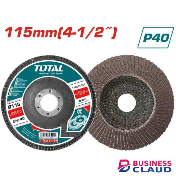 Total TAC631151 115mm*22.2mm P40 Flap disc