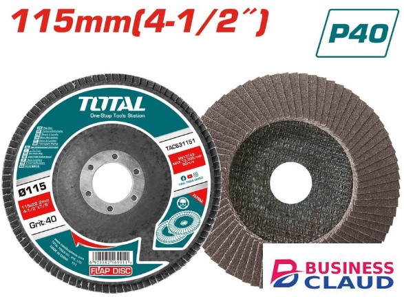 Total TAC631151 115mm*22.2mm P40 Flap disc