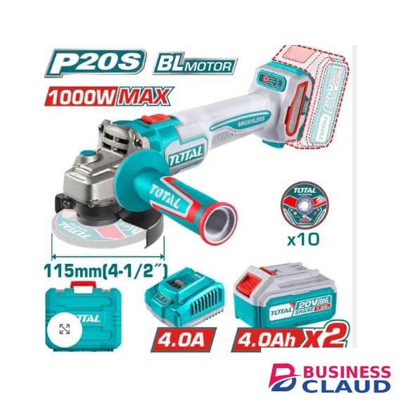 Total TAGLI271532 1000v 20v Cordless angle grinder