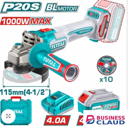 Total TAGLI271532 1000v 20v Cordless angle grinder