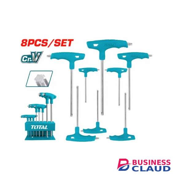 Total THHW80836 8 Pcs T-handle torx wrench set