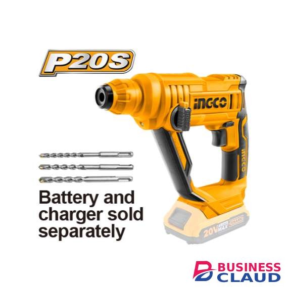 Ingco CRHLI1601 20V LI-ION Cordless Rotary Hammer