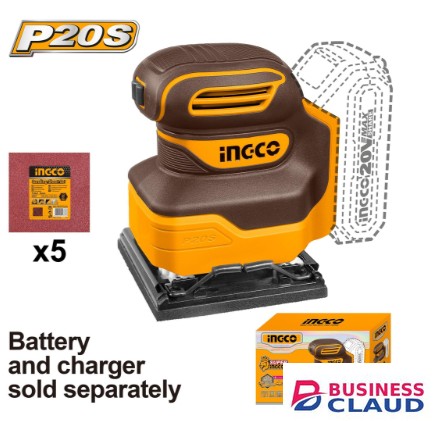 Ingco CSHSLI2014 Cordless Sheet Sander