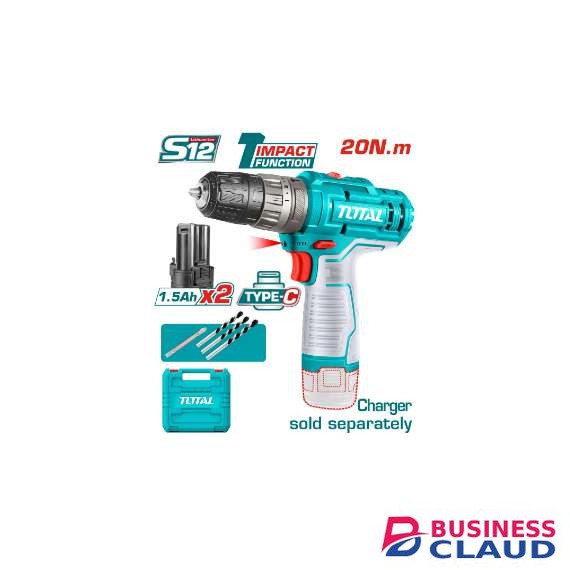 Total TIDLI12202 12V Cordless impact drill