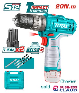 Total TIDLI12202 12V Cordless impact drill