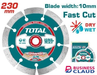 Total TAC2112303 230 9″X22mm Dry diamond disc