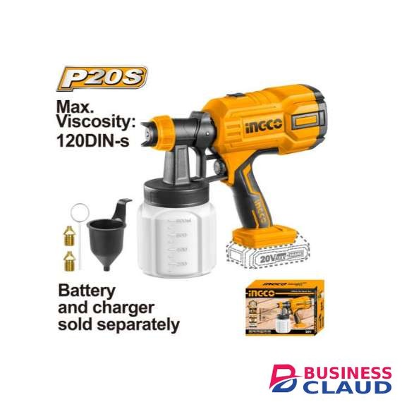 Ingco CSGLI2003 LI-ION 20V Cordless Spray Gun