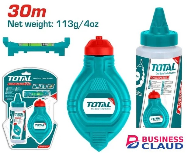 Total THT661301 30M Chalk line reel