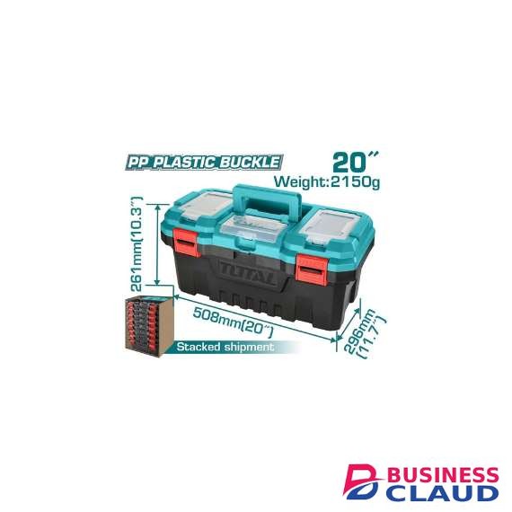 Total TPBX0201 20″ Plastic tool box