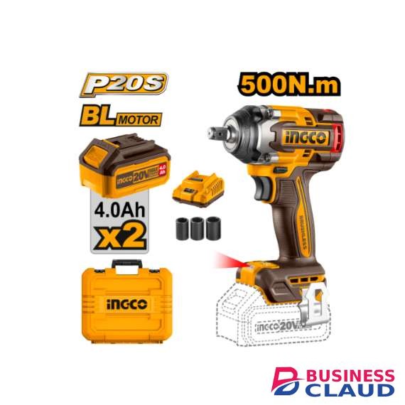 Ingco CIWLI2050 20V LI-ION Cordless Impact Wrench