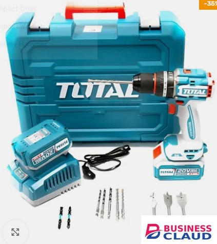 Total TIDLI20968 96Nm 20v Brushless cordless impact drill