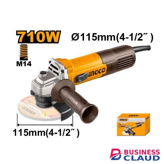 Ingco AG7118 710W Angle Grinder