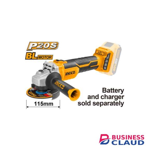 Ingco CAGLI1152 20V Cordless LI-ION Angle Grinder