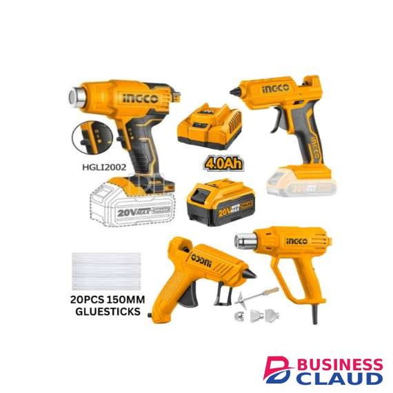 Ingco COSLI23021 Heat Gun and Glue Gun Combo Kit
