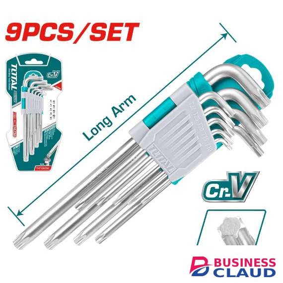 Total THT106392 9pcs torx key set