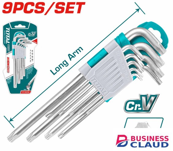 Total THT106392 9pcs torx key set