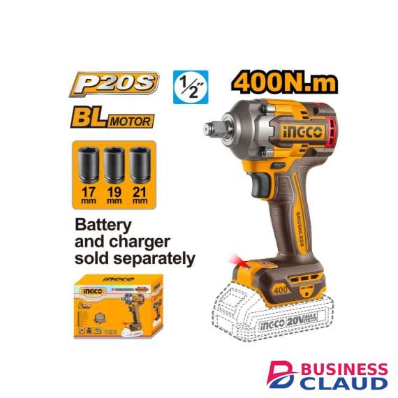 Ingco CIWLI20401 Cordless Impact Wrench