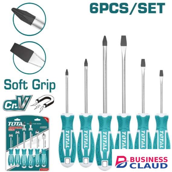 Total THT250606 6 Pcs screwdriver set