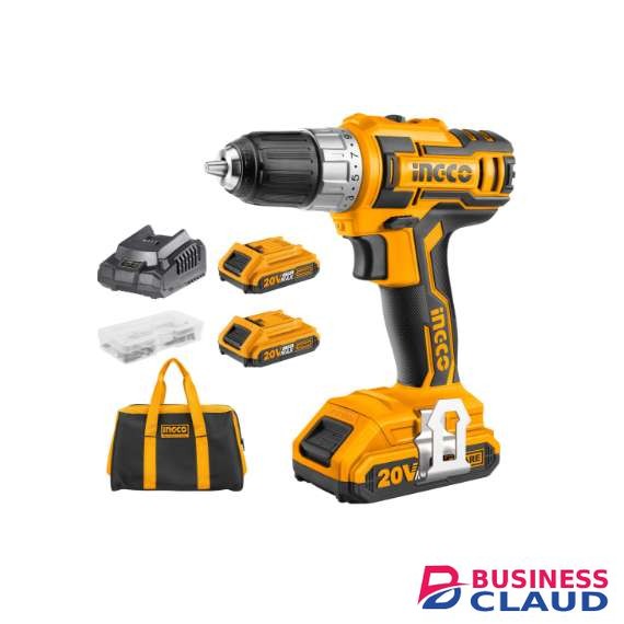 Ingco CDLI20023 20V 45Nm LI-ION Cordless Drill