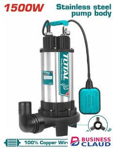 Total TWP7150026 500W 2.0HP Sewage submersible pump