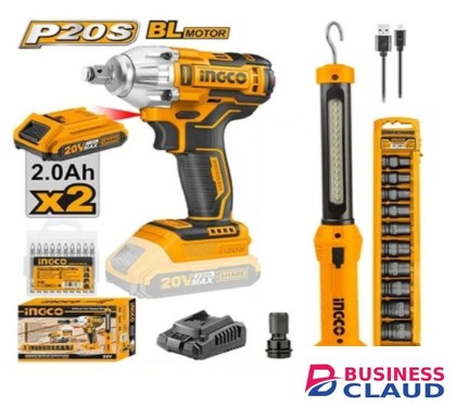 Ingco COSLI23011 20V LI-ION 2pcs Cordless Combo Kit
