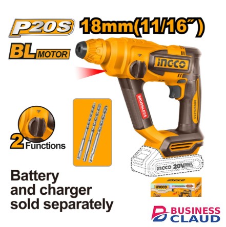 Ingco CRHLI20188 20V L-ION Rotary Hammer
