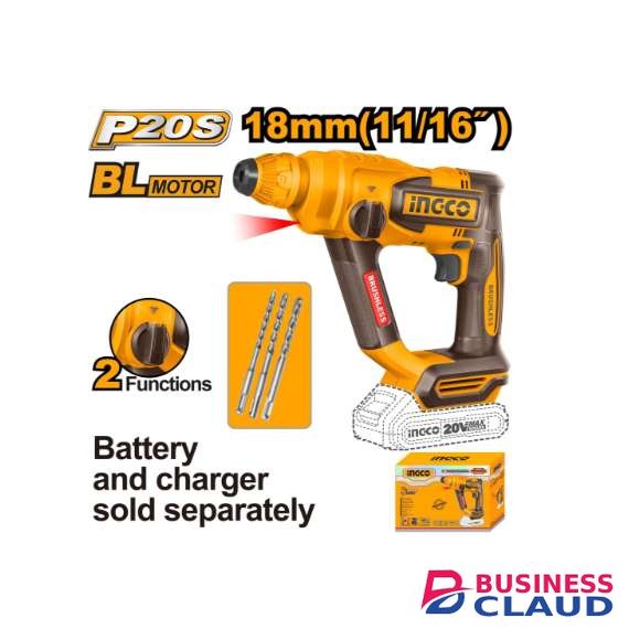 Ingco CRHLI20188 20V L-ION Rotary Hammer