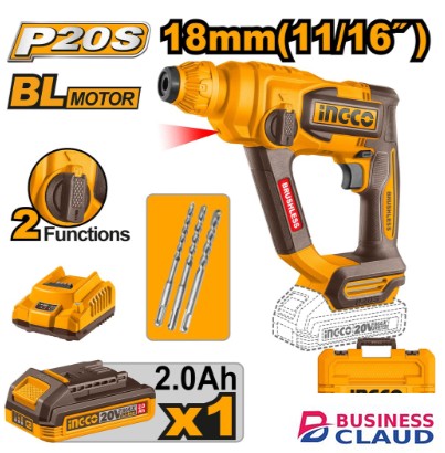 Ingco CRHLI201881 L-ION 20V Rotary Hammer