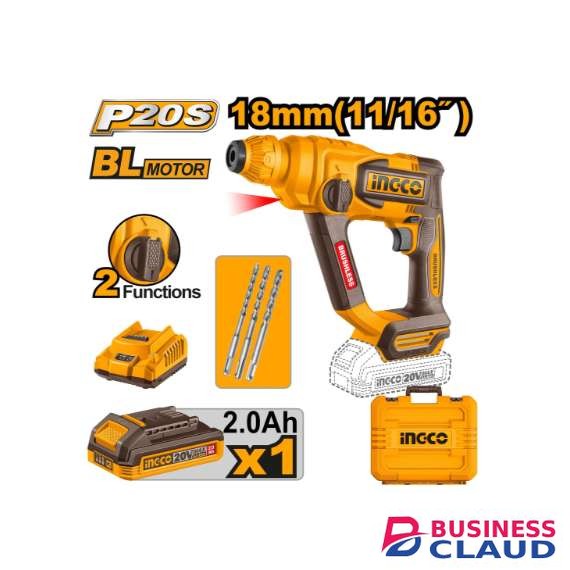 Ingco CRHLI201881 L-ION 20V Rotary Hammer