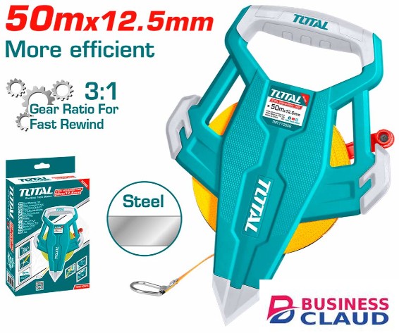 Total TMT710506 50mx12.5mm Steel measuring tape