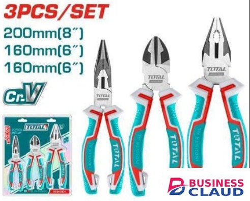 Total THT2K0301 3 Pcs pliers set