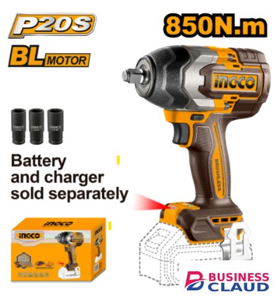 Ingco CIWLI20851 Cordless Impact Wrench