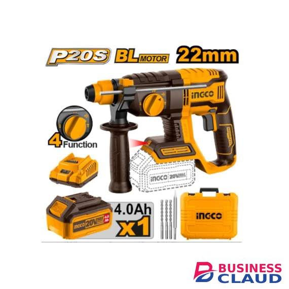 Ingco CRHLI202081 20V Cordless LI-ION Rotary Hammer