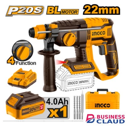 Ingco CRHLI202081 20V Cordless LI-ION Rotary Hammer