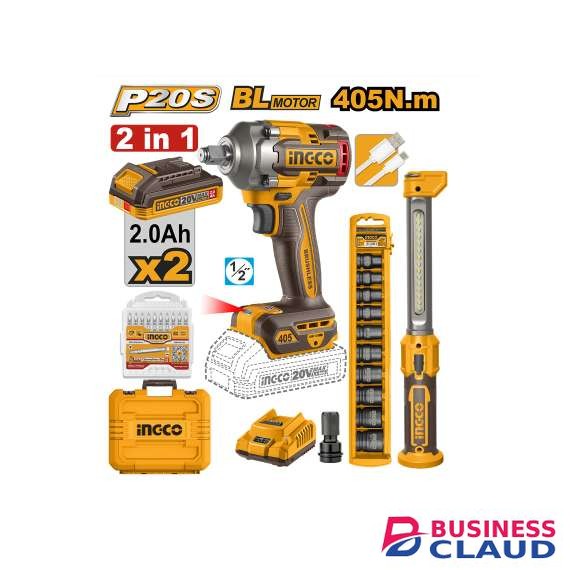 Ingco COSLI23056 2PCS Cordless Combo Kit