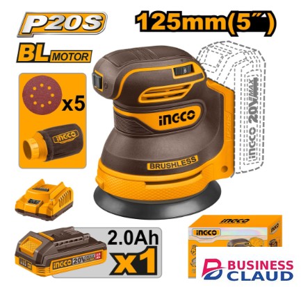 Ingco CROSLI20021 20V LI-ION Random Orbit Sander