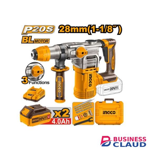 Ingco CRHLI202882 L-ION 20V Rotary Hammer