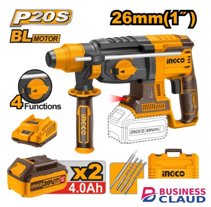 Ingco CRHLI202287 L-ION 20V Rotary Hammer