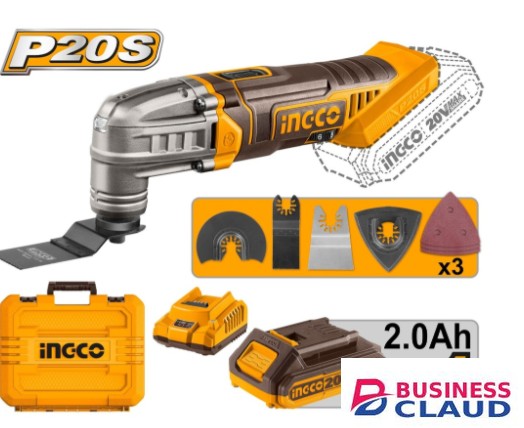 Ingco CMLI20228 20V Cordless LI-ION Multi Tool