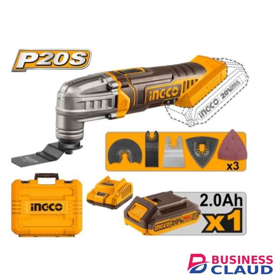 Ingco CMLI20228 20V Cordless LI-ION Multi Tool