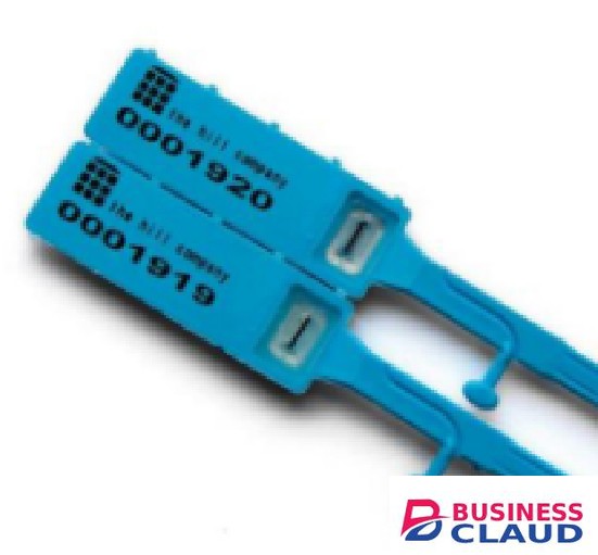 Security Container Seal Sequiensial Numbered 5Mm Sky Blue