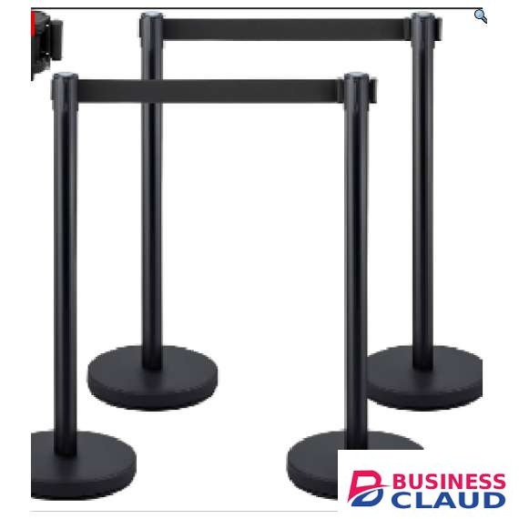 Sunpower BPSSQUEUE Black Base And Pole With 2M Silver Strap