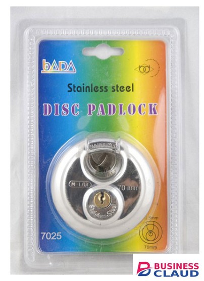 Stainless Steel Round Disc Padlock
