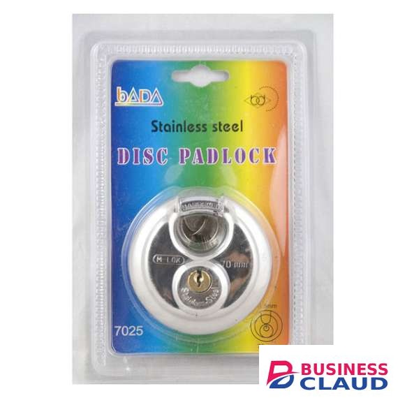 Stainless Steel Round Disc Padlock