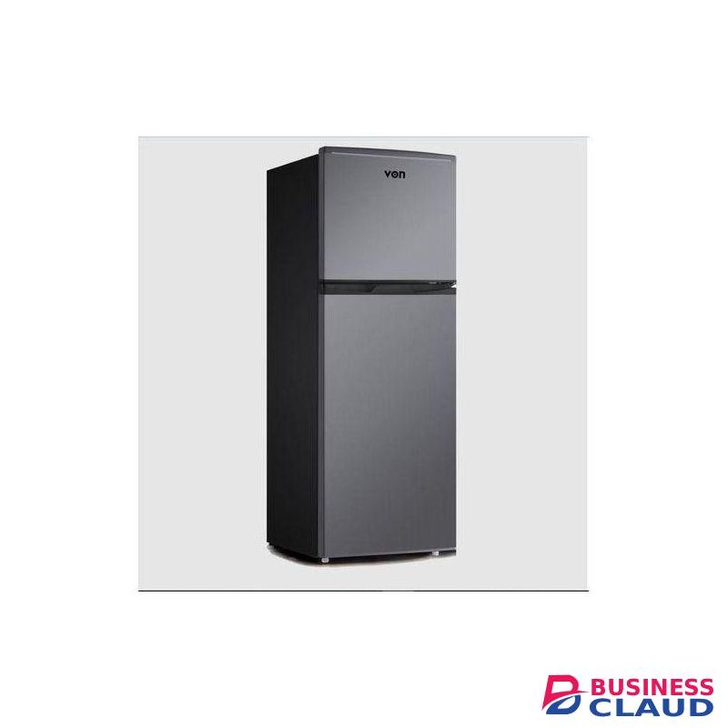 VON Refrigerator- 138 Litres Double Door Fridge + Fridge Guard