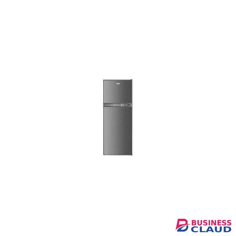 VON VRT-181DRAX Double Door Fridge – 181L Energy-Efficient Refrigerator (Inox Finish)