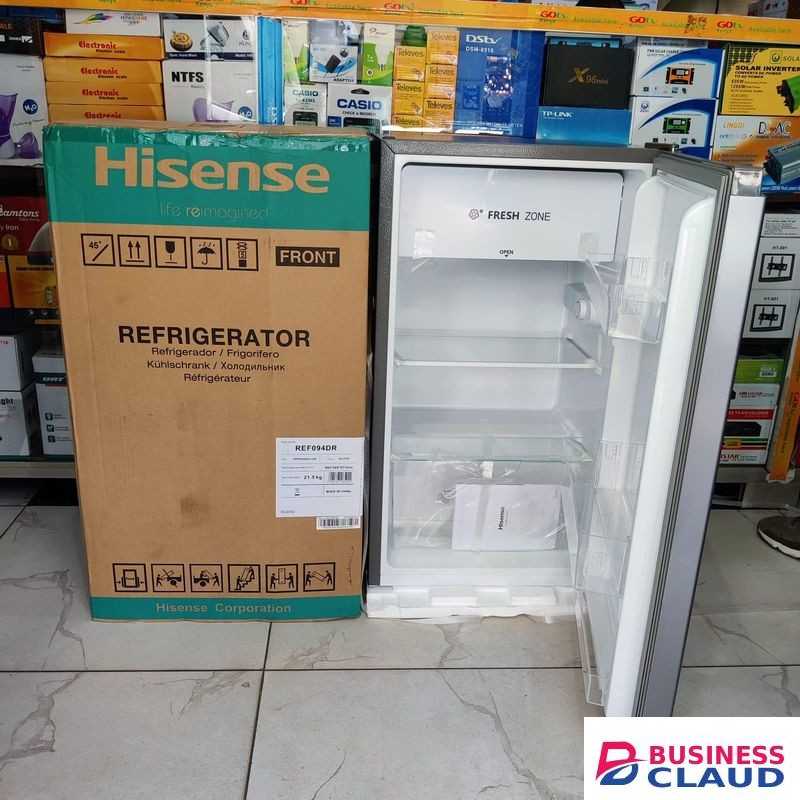Hisense Refrigerator-REF094-DR 94litres single door fridge -silver