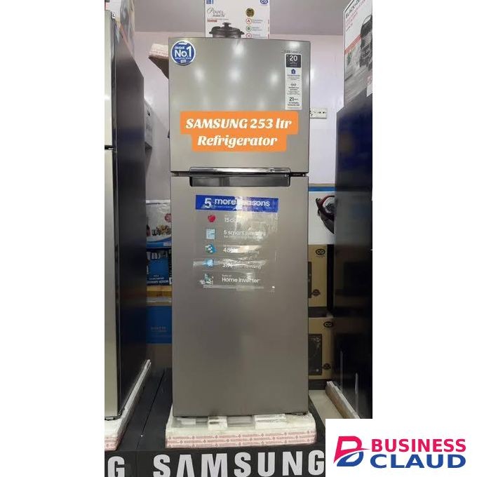Samsung 253L Fridge, Top Mount Freezer 2 Door, No Frost INVERTER Compressor, Coolwall Refrigerator Section