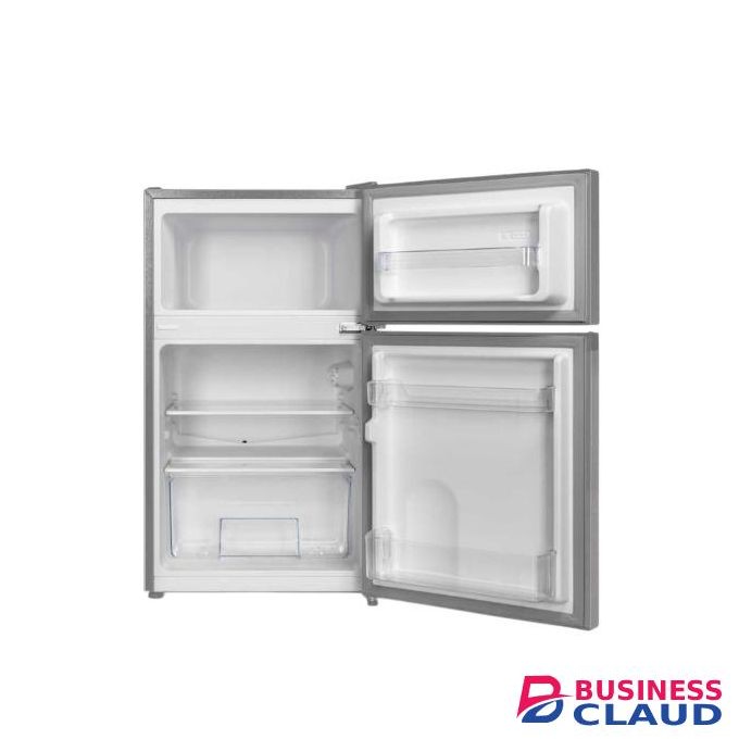 AILYONS 87L Double Door Fridge ARF-87 Refrigerator - Silver Grey