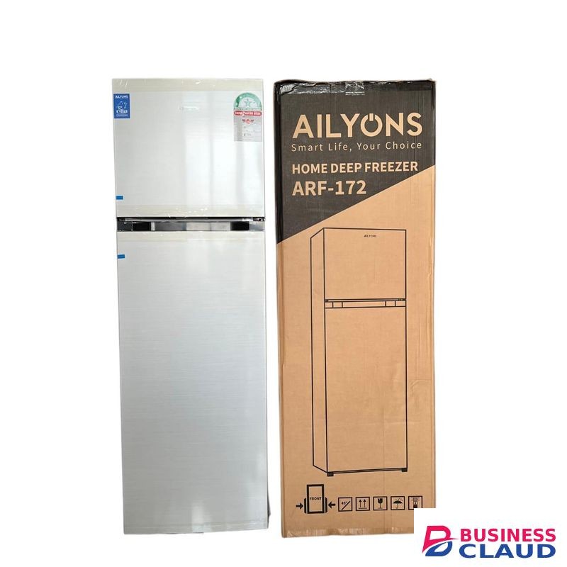 AILYONS Double Door Refrigerator/Fridge Top Mounted Freezer, 168Litres Capacity, With Warranty